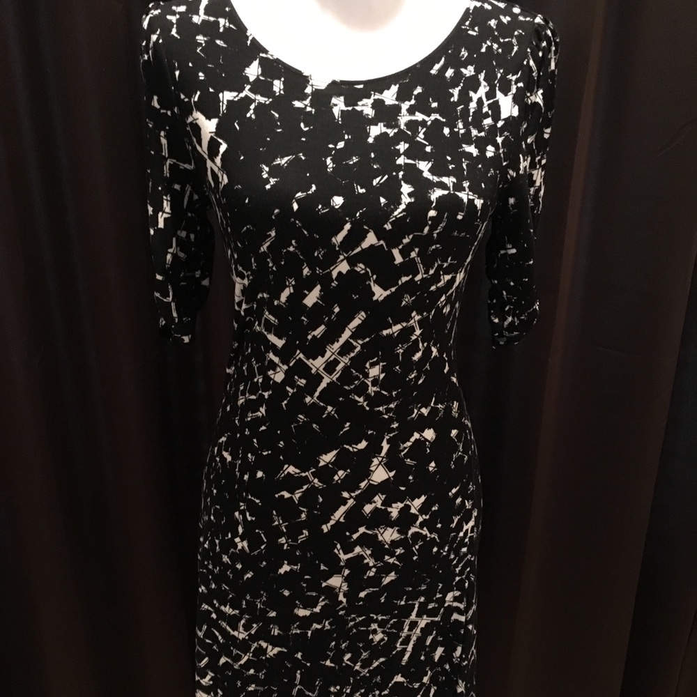 Black and white dress